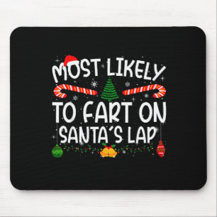 Mousepad Família Combinando Natal Mais Provável de Soltar G