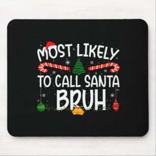 Mousepad Família Correspondente Natal Mais Provável de Liga