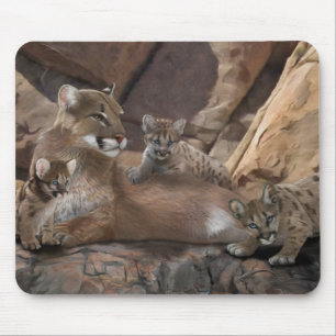 Mousepad Família Cougar