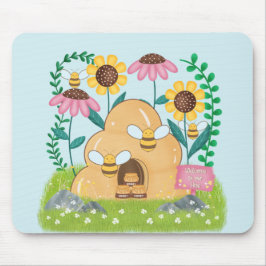 Mousepad Família de Abelhas Melíferas