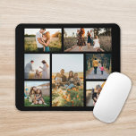 Mousepad Família de Colagem de Fotos Personalizada Moderna<br><div class="desc">Crie seu próprio mouse personalizado. Um presente de excelente para a família e amigos ou para a manutenção da ocasião,  simplesmente adicione suas fotos favoritas para um mouse personalizado.</div>