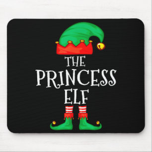 Mousepad Família de Elfo Engraçada Camisola de Natal Prince