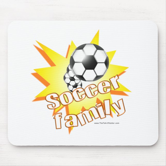 Mousepad Família de futebol (Frente)