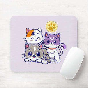 Mousepad Família de Gatos Cujos