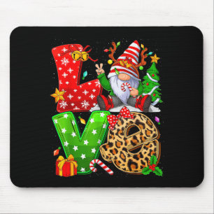 Mousepad Família de Gnomo Fofa Natal Para Mulheres Homens -