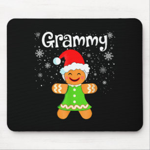 Mousepad Família de Pão de Mel Grammy Natal Correspondente