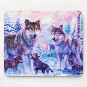 Mousepad Família do lobo