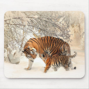Mousepad Família dos tigres