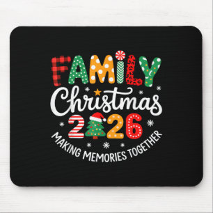 Mousepad Família Engraçada Natal 2026 Correspondente Grupo 