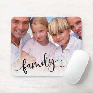 Mousepad Família, Foto Personalizada De Cheio Personalizad