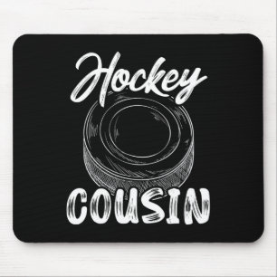 Mousepad Família Goalie Jogador De Hóquei No Gelo Homens Do