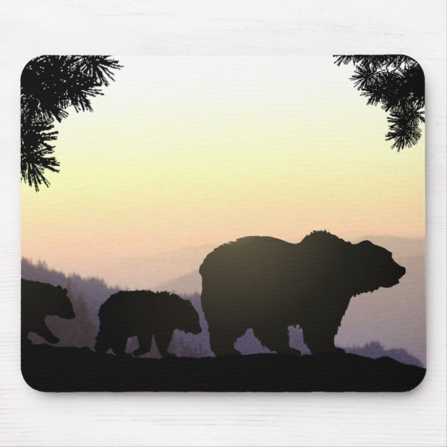 Mousepad Família Grizzly Bear (Frente)