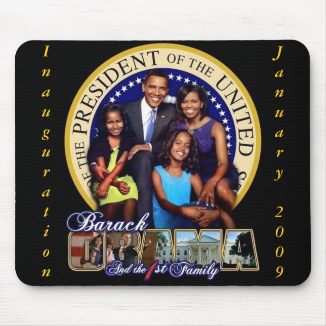 Mousepad Família-Mousepad de OBAMA-1ST (Frente)