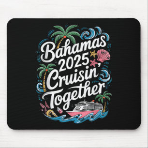 Mousepad Família Verão Bahamas Cruzeiro Juntos 2025 Corresp