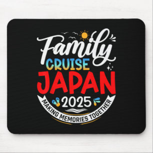 Mousepad Family Cruise Japão 2025 Combinação de Férias Fami