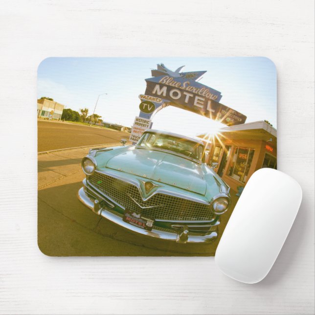 Mousepad Famoso Motel Blue Swallow na Rota 66 (Com mouse)