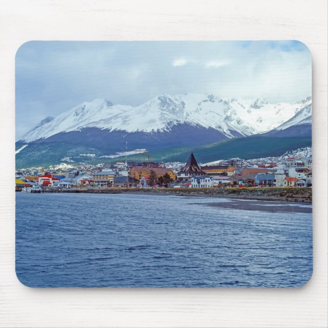 Mousepad Famosos Ushuaia - Tierra del Fuego, Argentina (Frente)