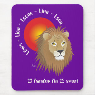 Mousepad Fanadur fin Liun 23 22 avust Mauspad