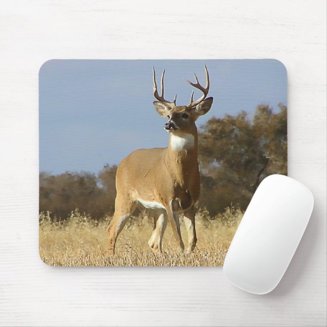 Mousepad Fanfarrão do Whitetail do outono (Com mouse)