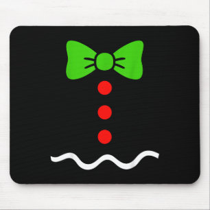 Mousepad Fantasia de biscoito de Natal de gengibre engraçad