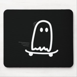 Mousepad Fantasia de Halloween de Fantasma de Skateboard, F