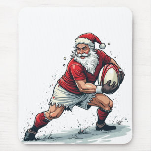 Mousepad Fantasia de Natal Jogando Papai Noel