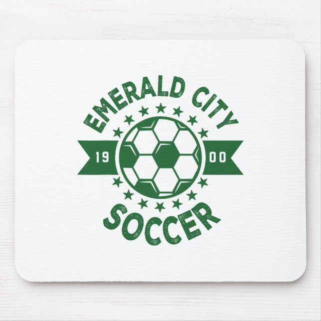 Mousepad Fantasia do Futebol de Esmeralda da Cidade do Mago (Frente)