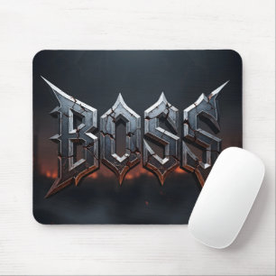 Mousepad Fantasia Épica CHEFE Metal Ferro Envelhecido
