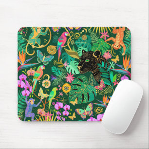 Mousepad Fantasia Exótica Surreal da Selva