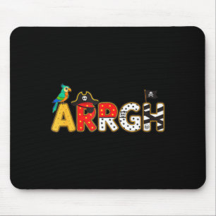 Mousepad Fantasia infantil de pirata de Halloween com abóbo
