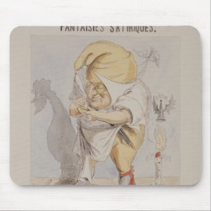 Mousepad Fantasia Satirical, caricatura de Adolfo