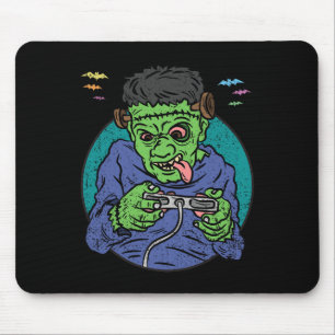 Mousepad Fantasias de Halloween de Monstro Gamer Jogos Vide