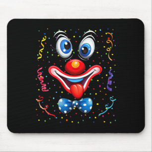 Mousepad Fantasias de palhaço engraçadas femininas para car