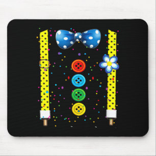 Mousepad Fantasias de palhaço engraçadas femininas para car