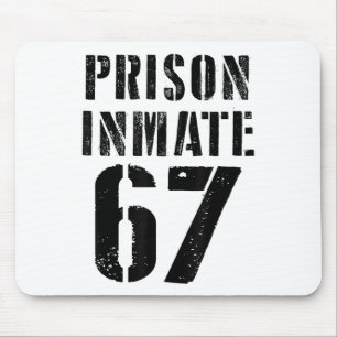 Mousepad Fantasias de Preso 67 para Halloween Meme Detento