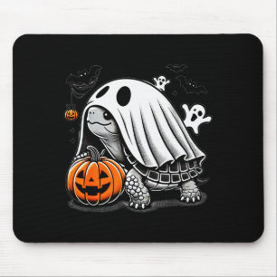 Mousepad Fantasias de Tartaruga de Halloween Fantasma Abóbo