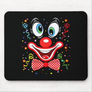 Mousepad Fantasias engraçadas de palhaço para carnaval infa