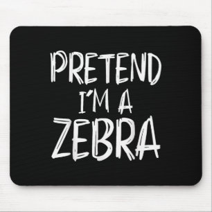 Mousepad Fantasie Eu Sou Um Zebra Fantasia Festa De Hallowe