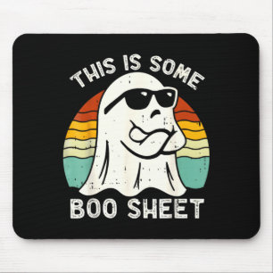 Mousepad Fantasma Boo de Halloween Engraçado Esse Boo é Alg