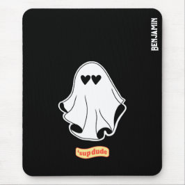 Mousepad Fantasma com olhos de amor, cara personalizável