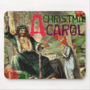 Mousepad Fantasma da Ilustração de Natal Presente