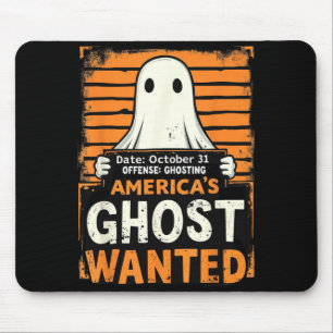 Mousepad Fantasma das Américas Procurado Funny Halloween Gh