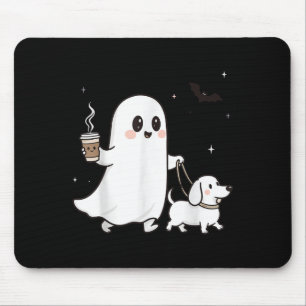 Mousepad Fantasma de Halloween Cachorro Andando Soky Tempor