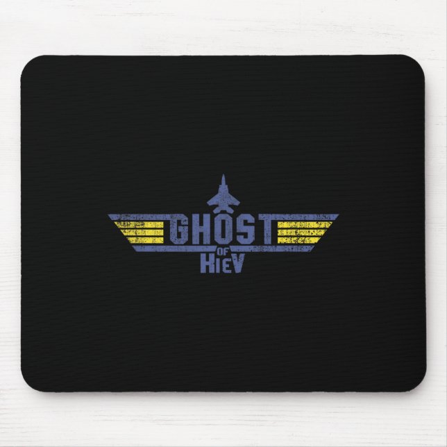 Mousepad Fantasma De Kiev Piloto Ucraniano Ás Putin Eu Fico (Frente)