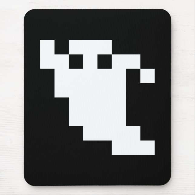 Mousepad Fantasma de pixel de 8 bits (Frente)