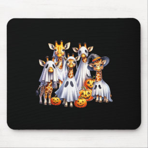 Mousepad Fantasma Fantasma Girafa Halloween Anima Africano