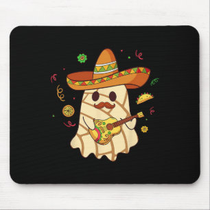 Mousepad Fantasma Mexicano Toca Violão Conchas Pan Dulce