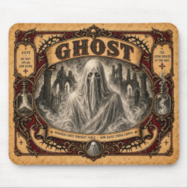 Mousepad Fantasma, Monstro de Circo Vintage