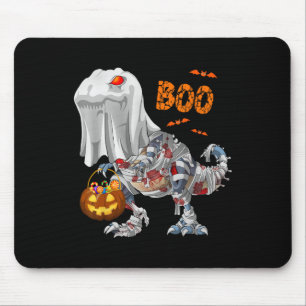 Mousepad Fantasma Zumbi Múmia Dinossauro Divertido Boo Hall