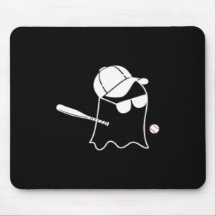 Mousepad Fantasmas de beisebol Fantasia de Halloween engraç